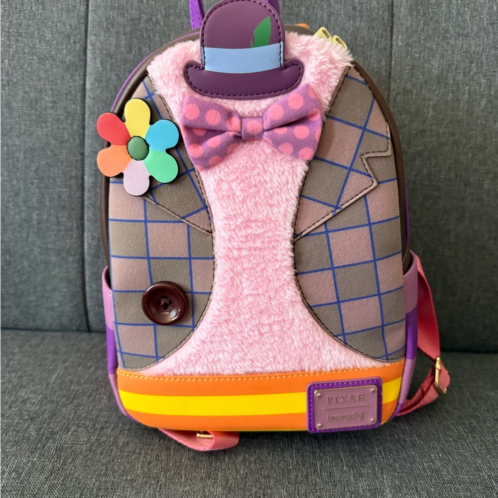 Loungefly Multicolor Plush Character Mini Backpack - Pink, Purple & Orange